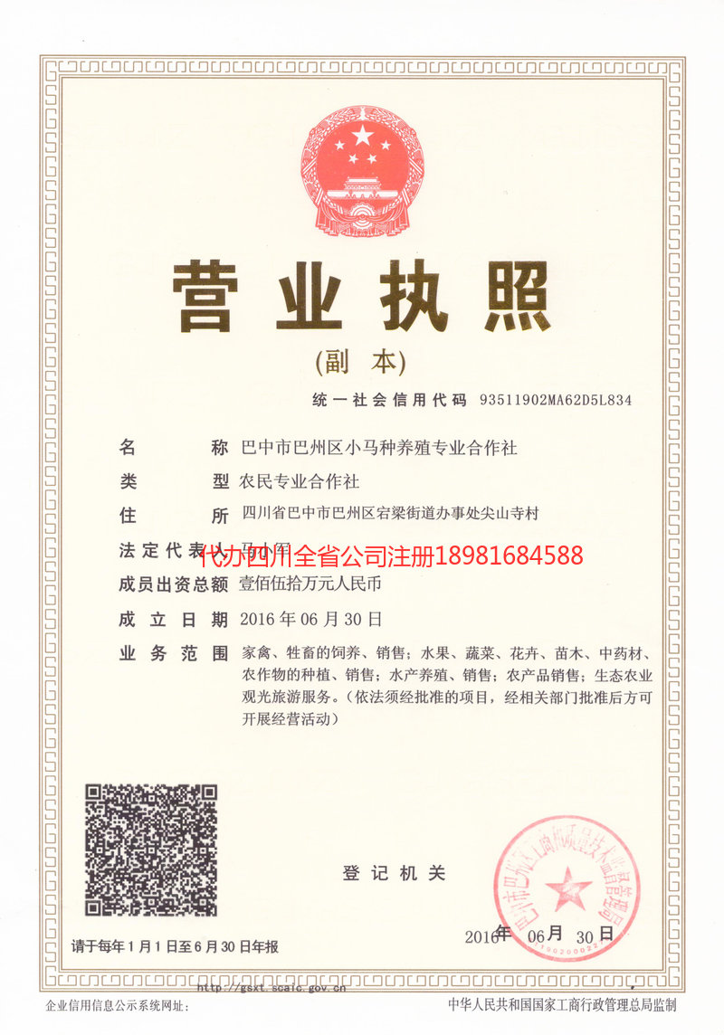 无为无为小马种养殖专业合作社